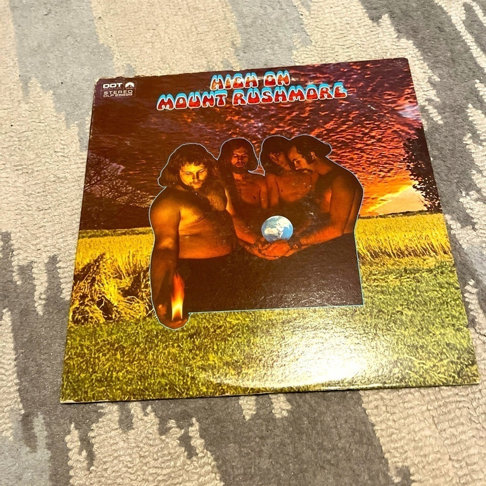 Mount Rushmore High on Mount Rushmore vintage vinyl record from 1968